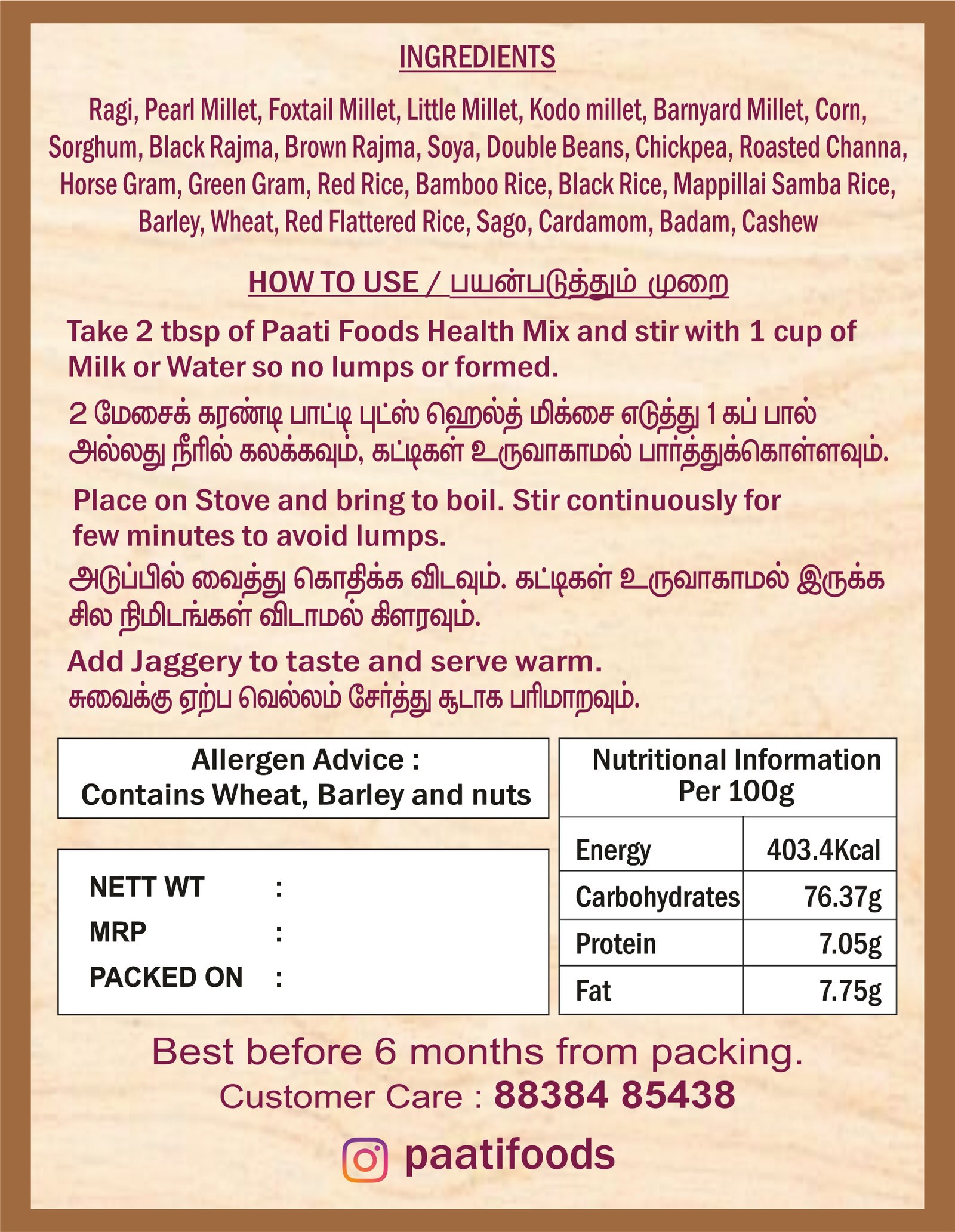 Health Mix (250gms) - Image 3